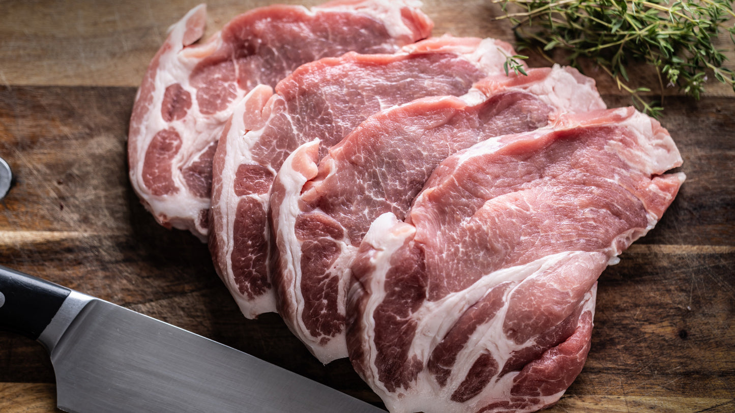 Pork Steaks avg2.5lbs 2 per pack